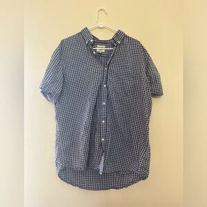 Old Navy Men’s short sleeve checkered button down